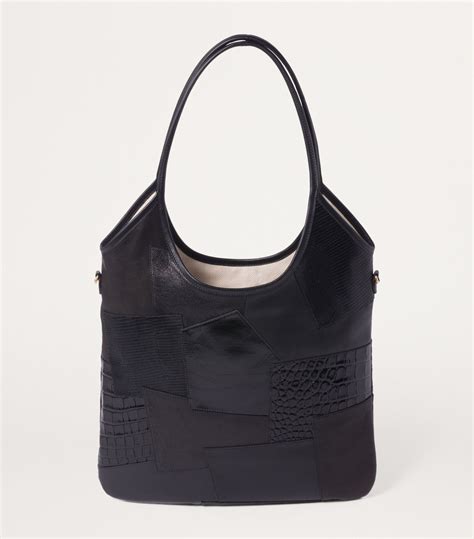 Womens Miu Miu black Patchwork Ivy Tote Bag.